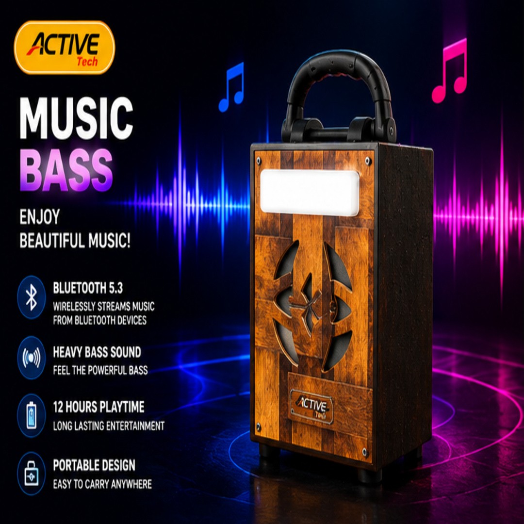 Active Tech Portable Bluetooth Speaker